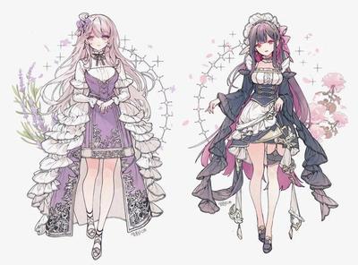 萌力全開！動漫少女華麗禮服服飾設計素材分享與應用指南